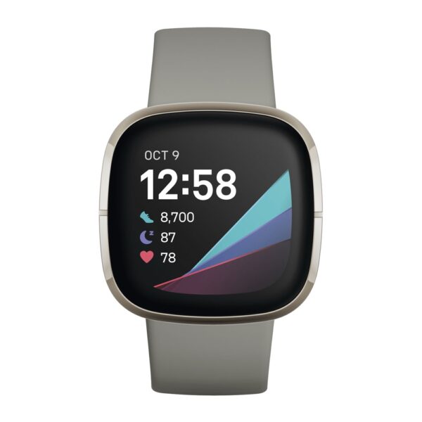 Fitbit Relógio Smartwatch Sense Bluetooth 5.0 Cinza Sage