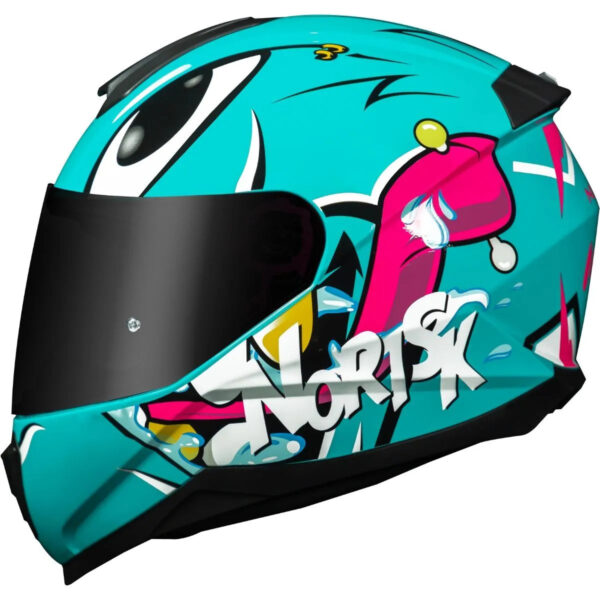 Capacete Norisk Razor Mad - Azul - Image 4