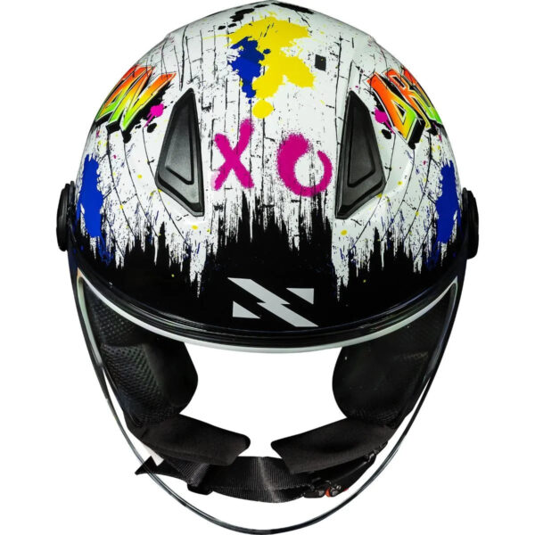 Capacete Norisk Orion Shine (Aberto) - Branco - Image 3