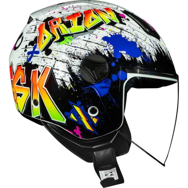 Capacete Norisk Orion Shine (Aberto) - Branco