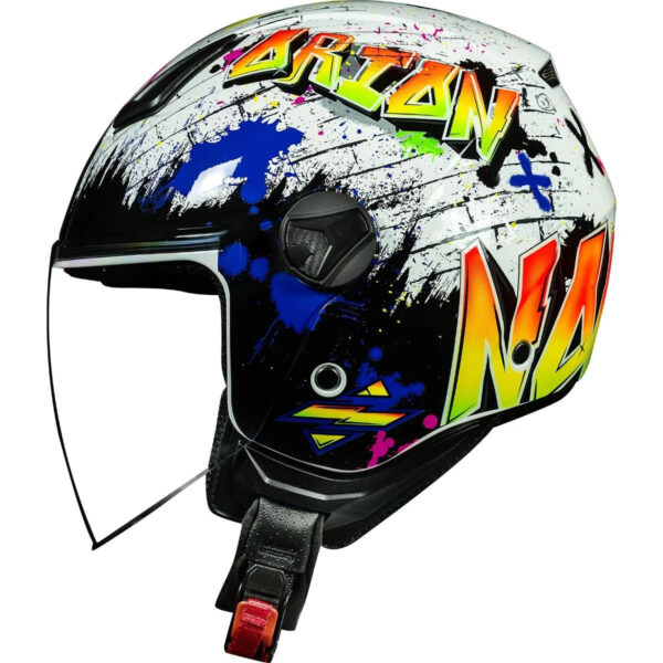 Capacete Norisk Orion Shine (Aberto) - Branco - Image 2