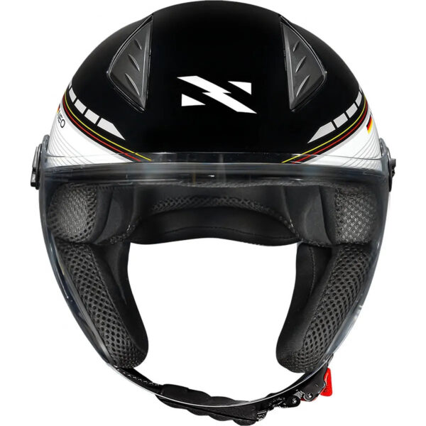 Capacete Norisk Neo Grand Prix Alemanha (Aberto) Preto/Amarelo/Vermelho - Image 3