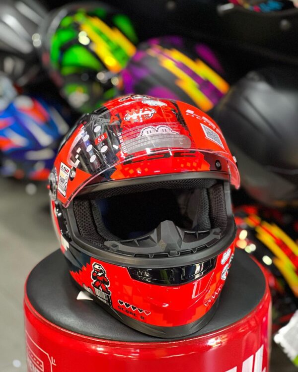 Capacete Ls2 FF358 Bullet blk red - Image 2