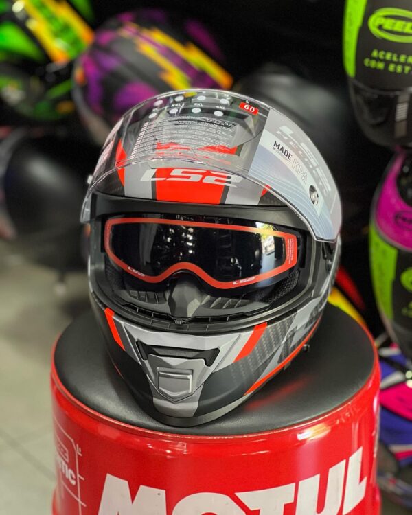 Capacete Ls2 FF800 race matte orange