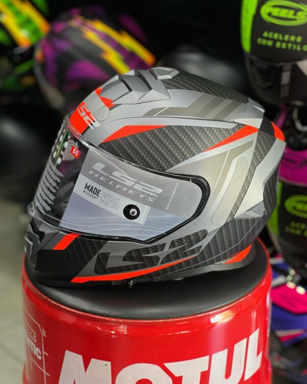 Capacete Ls2 FF800 race matte orange - Image 3