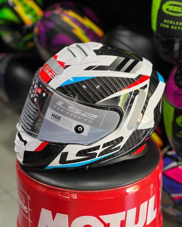 Capacete Ls2 FF800 racer blue red - Image 3