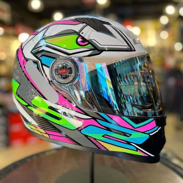 Capacete LS2 Xdron Neon Rosa - Image 3