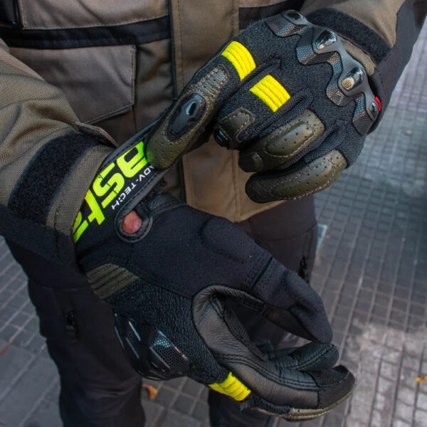 LUVA ALPINESTARS HALO FOREST PRETO AMARELO - M - M - Image 2