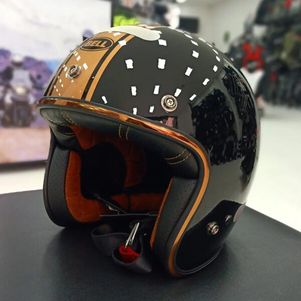 CAPACETE BELL CUSTOM 500 RALLY - PRETO/BRONZE Avalie agora!