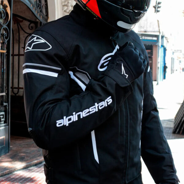 JAQUETA ALPINESTARS T-SP 1 IMPERMEÁVEL PRETO/BRANCO - Image 2